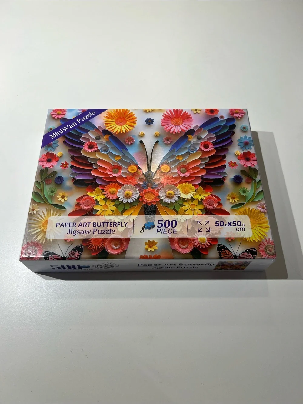 Paper Art Butterfly 500-Piece Jigsaw Puzzle